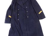 an image of a blue coat on a white background