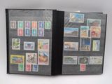 a picture of a book with stamps on it