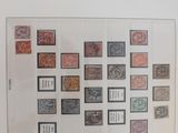 a picture of a desk calendar with stamps on it