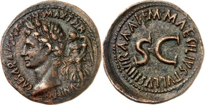 a close up of a coin with an image of a man on it