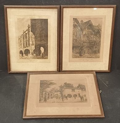 Emile COUNEAU (d'après) "Intérieur du bastion Saint Nicola",…