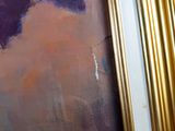 a picture of a painting with a gold frame on the wall