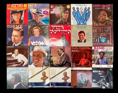 Lot de 22 disques vinyles 33 tours de JAZZ, ROCK, FOLK dans …