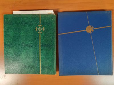 two books that are sitting on a table