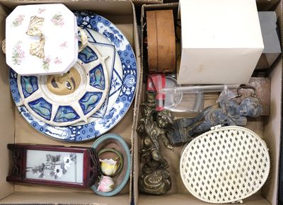a box full of assorted items that are in it
