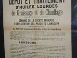 Annonce parue dans un journal français pendant la Première Guerre mondiale en France