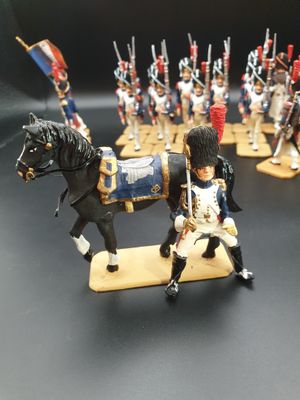 25 soldats de plombs,8cm, du 1er régiment de la garde proven…