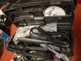 a black case with tools inside of it on a table