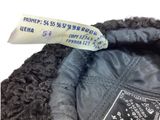 a label on a jacket with a tag attached to it