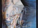 une peinture d'un voilier dans l'eau