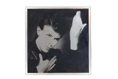 DAVID BOWIE Rare plaque offset originale de photogravure pou…