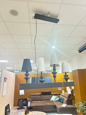 Suspension COCO MAISON noir et abat jours (pv 399€) - Photo 1