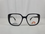 a pair of glasses with a rainbow sticker on the side