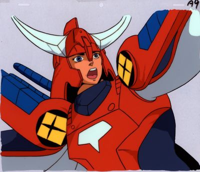 une image représentant un personnage de dessin animé avec des cornes sur la tête