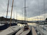 many sailboats that are docked in the water