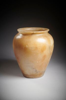 Vase En albâtre style Égyptien - Photo 1