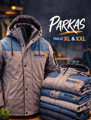 parkas en taille XXL et XXL