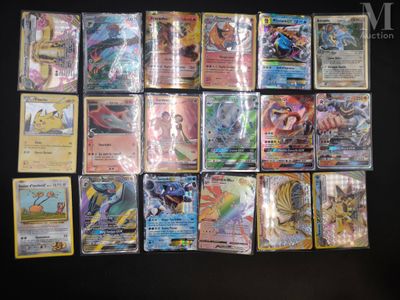 many different types of pokemon cards on the table