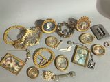a lot of antique items that are sitting on the table