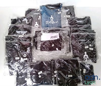 Lot de vêtements pour sports de combat : contient 11 t-shirt…