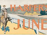 a sign that says harper ' s june on the side of the road