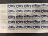 a stamp with a picture of a train on it
