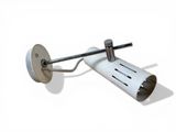an image of a wall mounted light fixture on a white background
