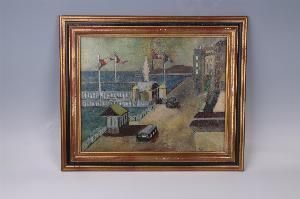 une image d'un tableau sur le mur d'une pièce