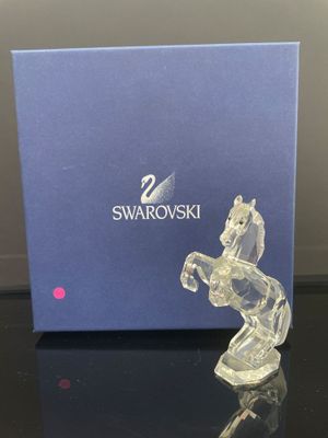 Figurine de cheval en cristal Swarovski avec son coffret