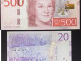 de nombreux types de billets de banque différents sur la table