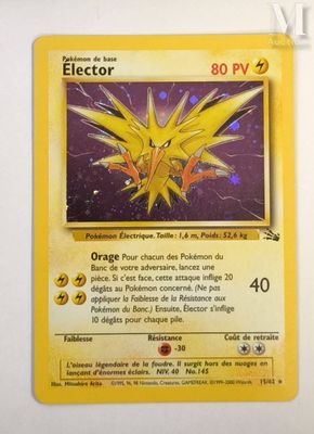 a close up of a pokemon card on a white surface