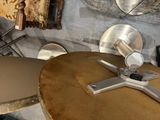 a picture of a table with a pair of scissors on top of it