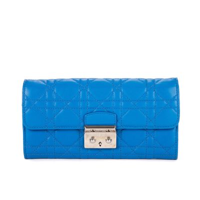 DIOR - PORTEFEUILLE modèle "Miss Dior Wallet" en cuir de vea…