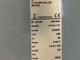 an image of a close up of a label on a machine