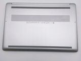 an open laptop computer sitting on top of a white table