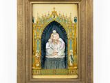 an image of a painting of a woman holding a baby