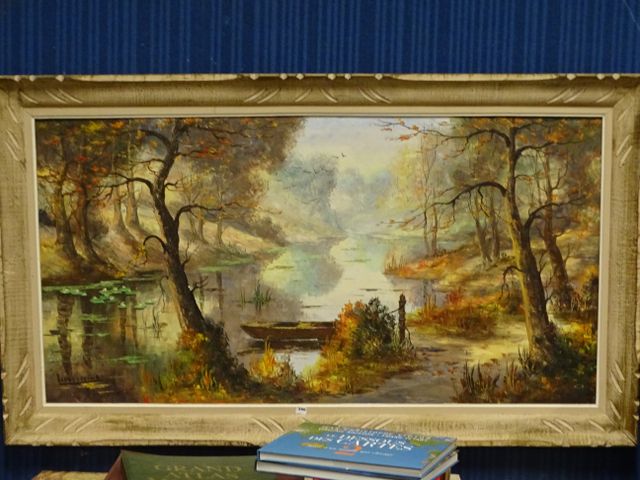 Hannedouche : « barques » HST SBG, 60 x 115