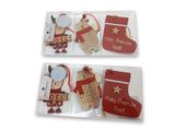 deux biscuits de Noël en forme de mitaines