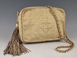 chanel bag with chain and tassels