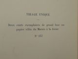 an open book with a black and white title on it