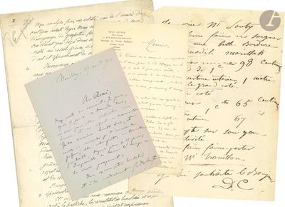 BEAUX-ARTS. Environ 75 lettres (la plupart L.A.S.), et pièce…