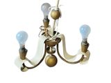 an image of a chandelier with three light bulbs