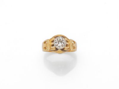 une bague en diamant à une seule pierre, par van cleef