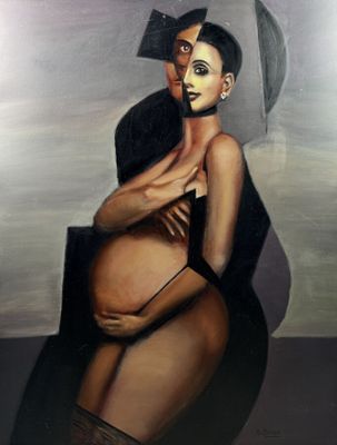 Robert DURAN (1927-2015) "Maternité"