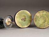 three different types of knobs that are on a table