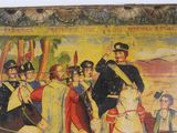 a picture of a painting on the wall of a building