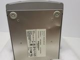 an image of a metal box with a label on it