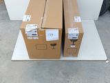 two boxes that are sitting on top of each other