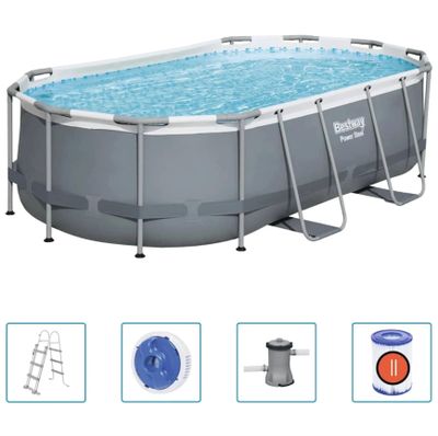 PISC Power Steel 427X250X100CM Pool Set