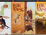 four books of the lord of the sand series are shown